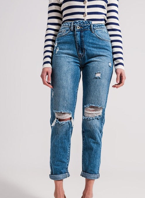 Eliana Asymmetric Jeans