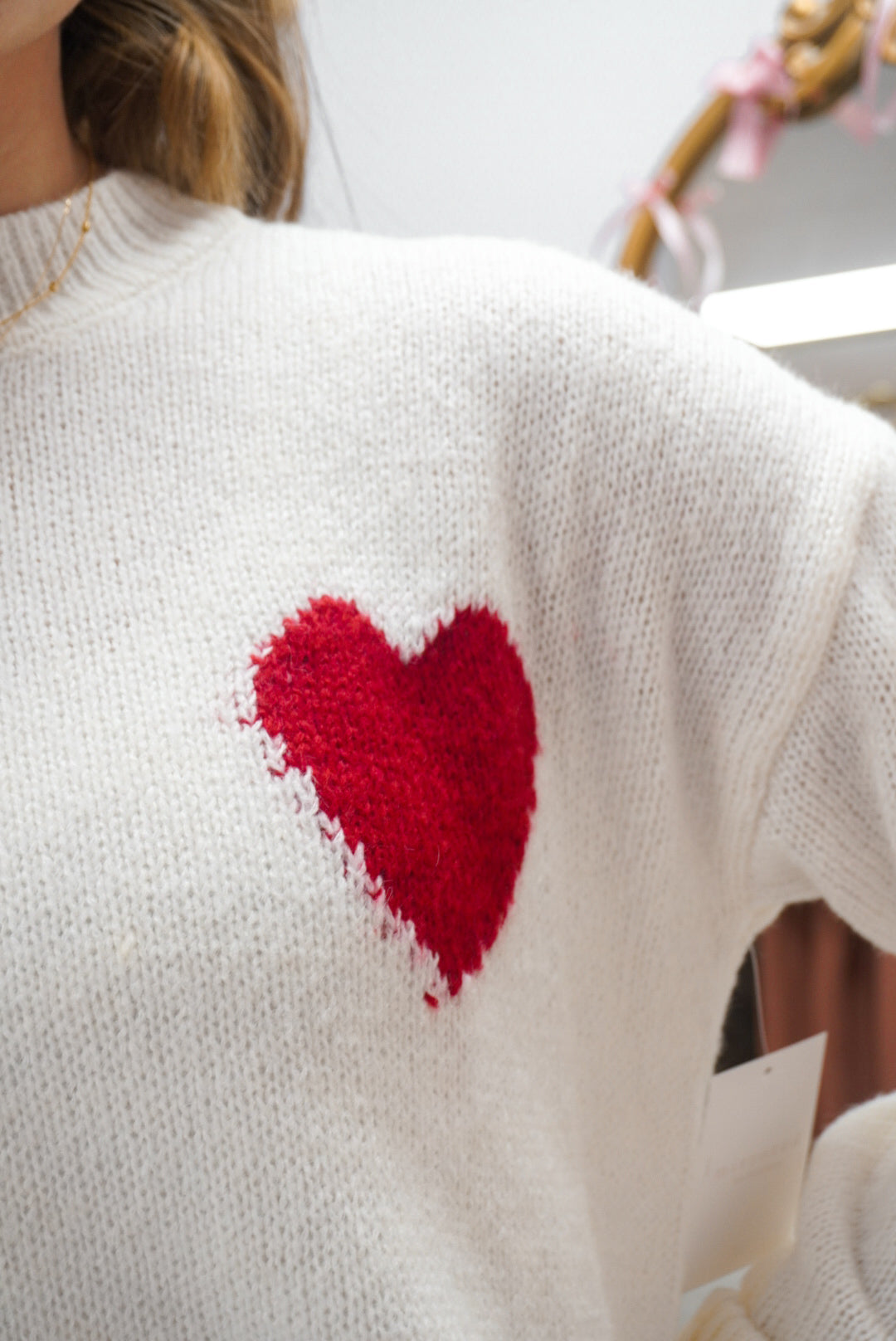 Jeanine Heart Sweater